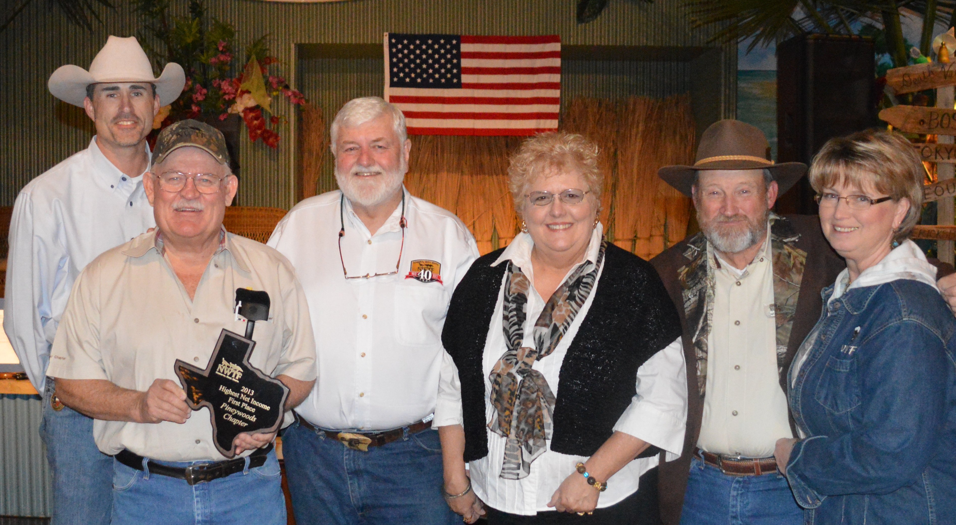 Pineywoods National Wild Turkey Federation Chapter sweeps awards for 2013 efforts !