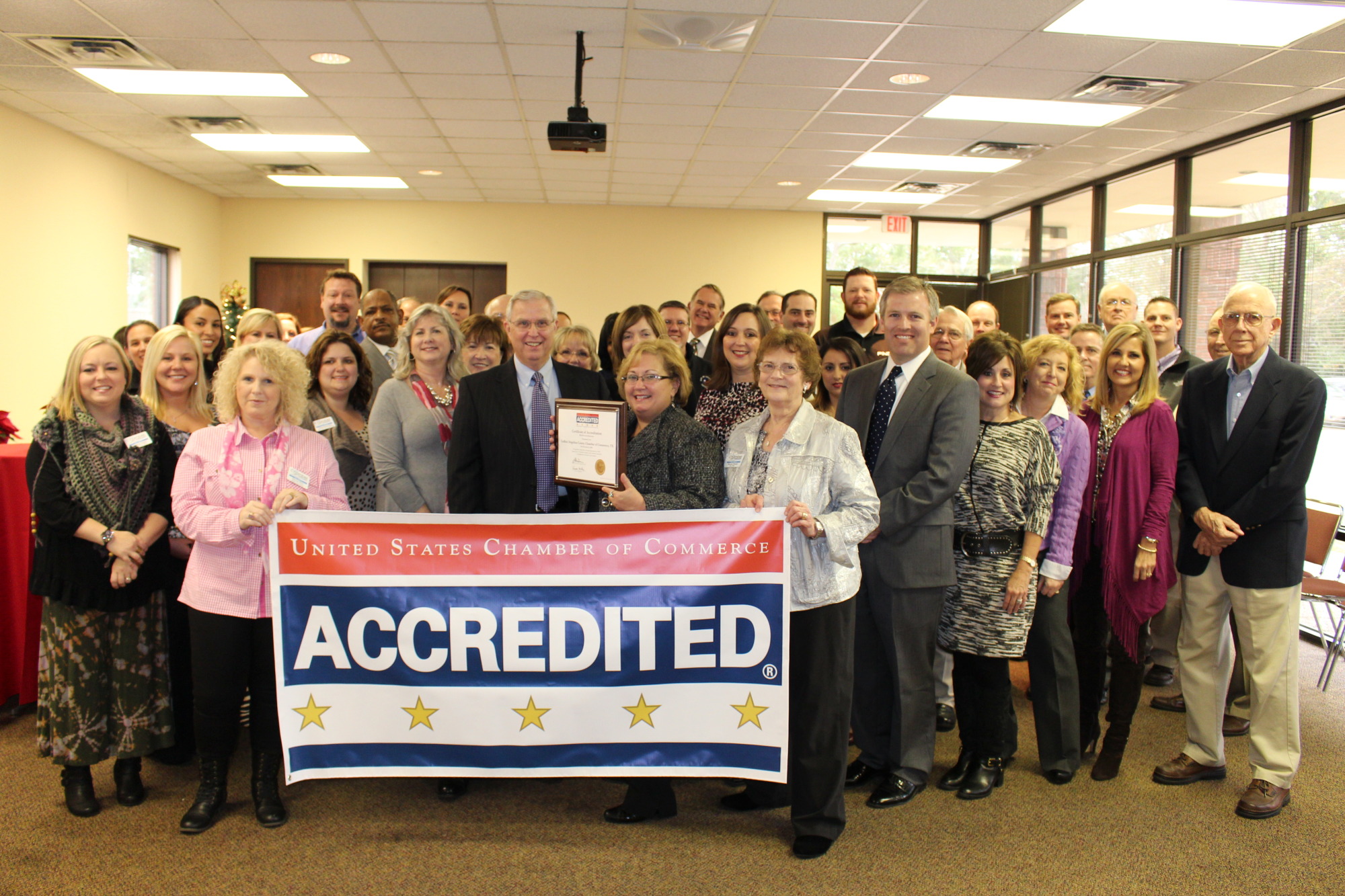 U.S. Chamber Awards the Lufkin/Angelina County Chamber of Commerce with 5-Star Accreditation