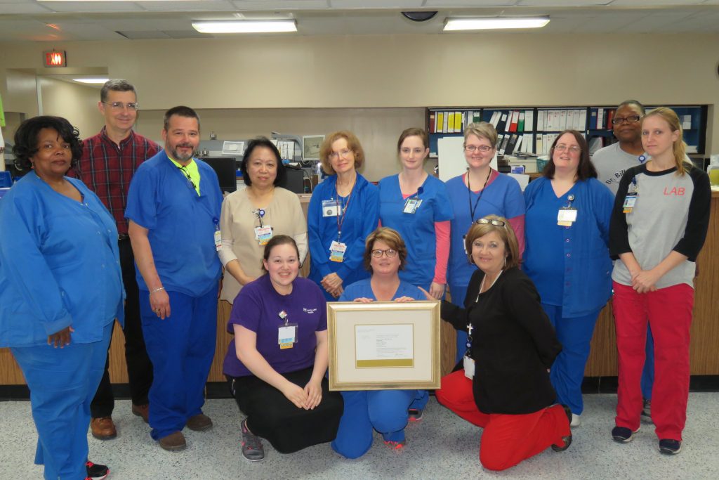 CHI St. Luke's HealthMemorial Lufkin Lab Receives Prestigious