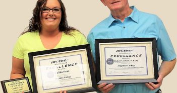Pratt, Graham honored by Angelina College radiography faculty and students