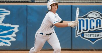 Lady Roadrunners Power Way to Sweep of Kilgore Hornberger Homers in Each Game of Doubleheader