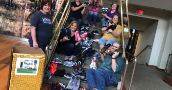 Georgia-Pacific Employees Collect Shoes for Needy Angelina County Students