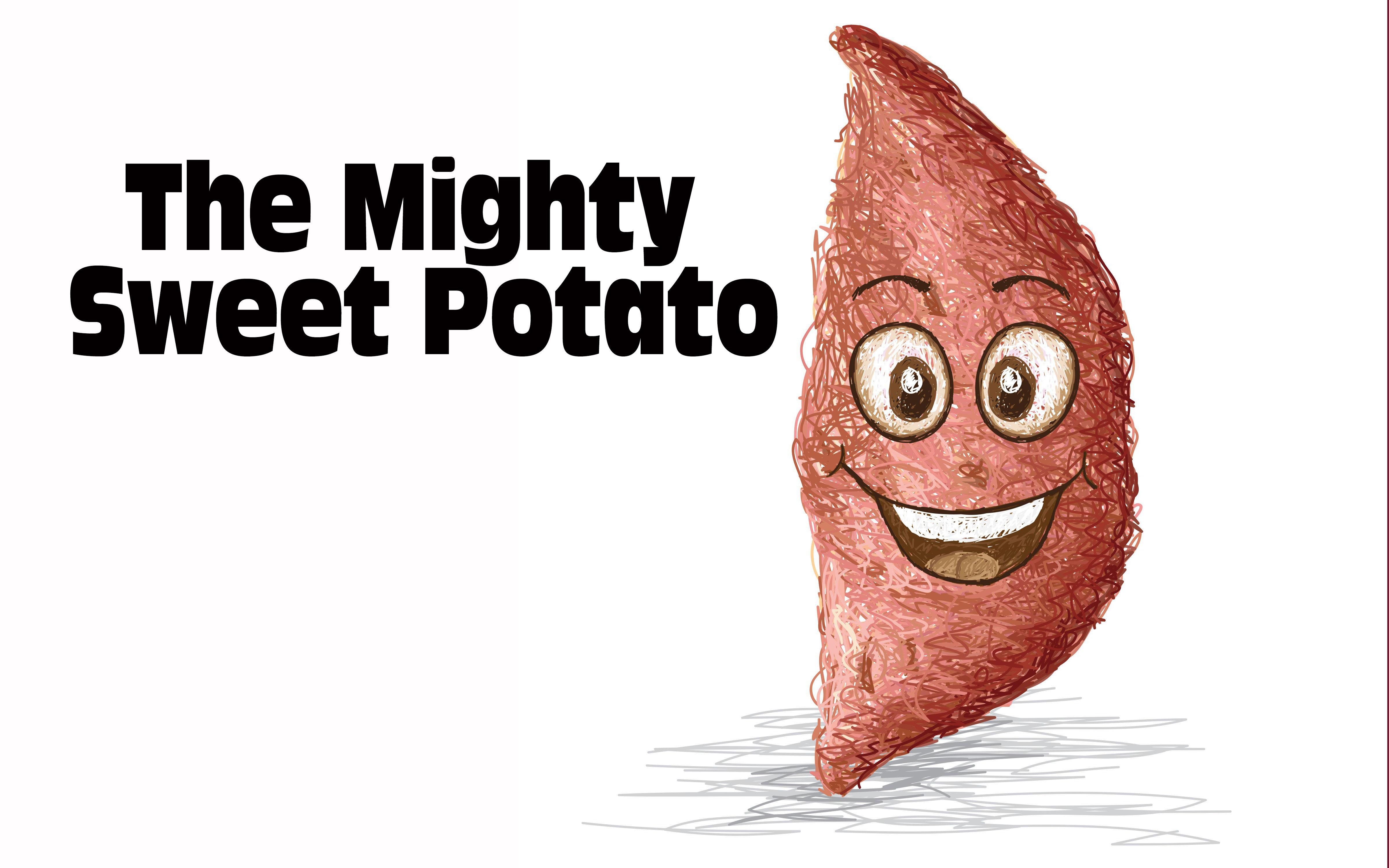 Sweet potato hand drawn Royalty Free Vector Image
