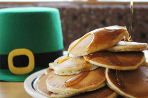 IHOP pancakes St. Patrick's 