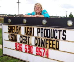 Shelby Agri Products with owner Maria Harkness. (Contributed photo)