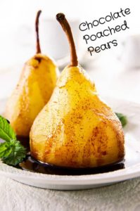 poached pears