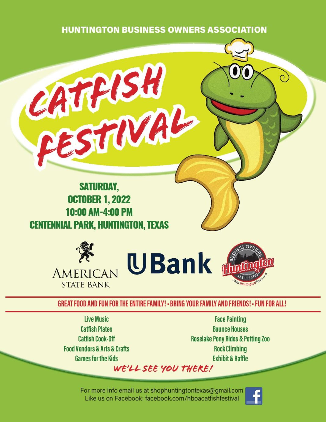 Annual Huntington Catfish Festival (Angelina County) Texas Forest